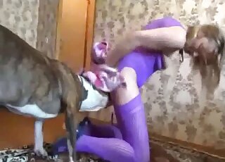 Zingy cutie takes a pet dick